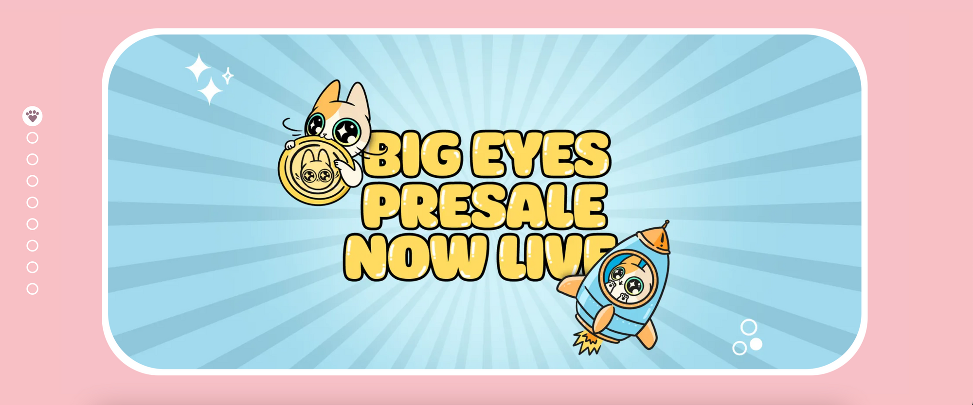 Is Big Eyes Coin the following Dogecoin 10 times?