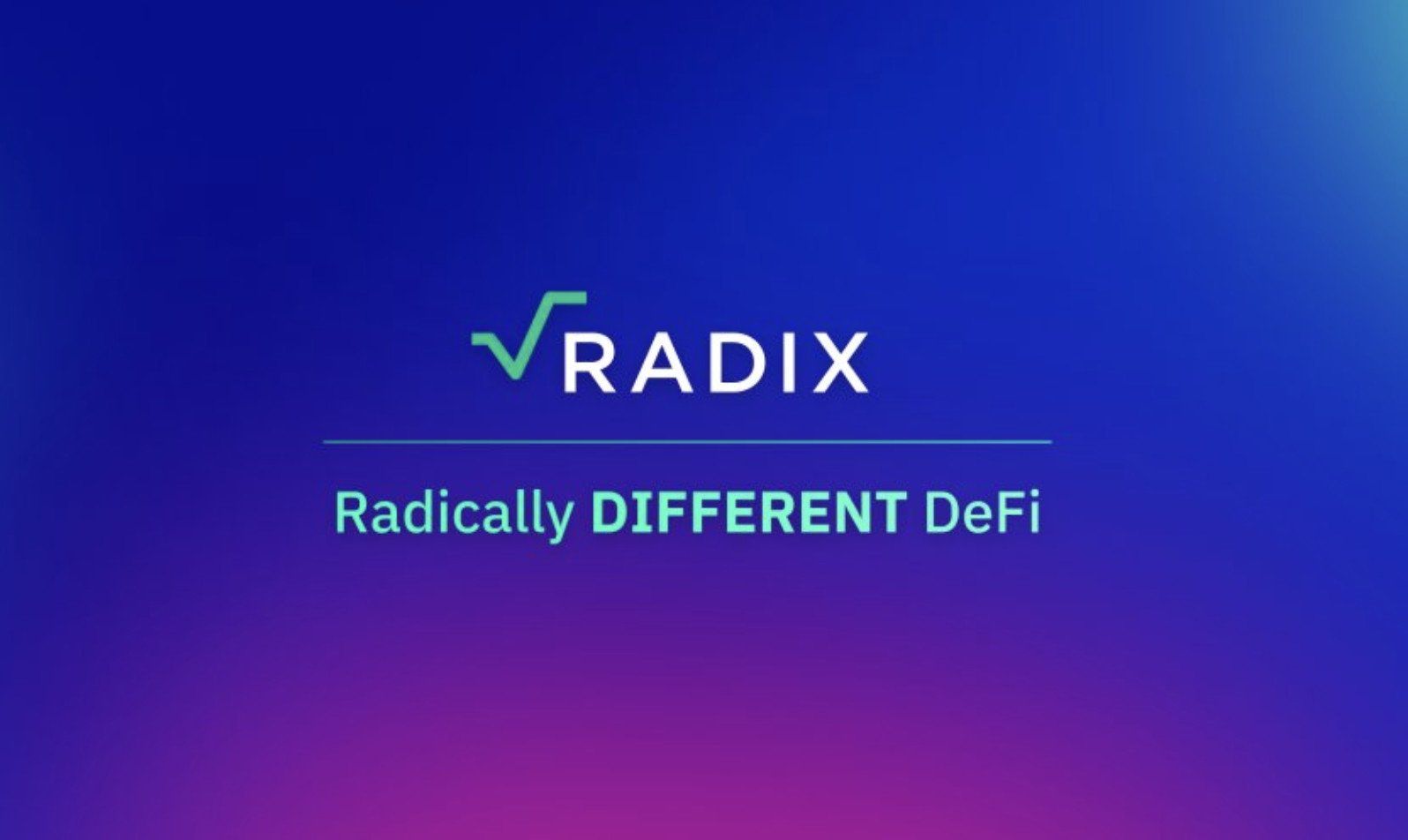 Blockchain Radix launches its Alphanet with a focus on DeFi