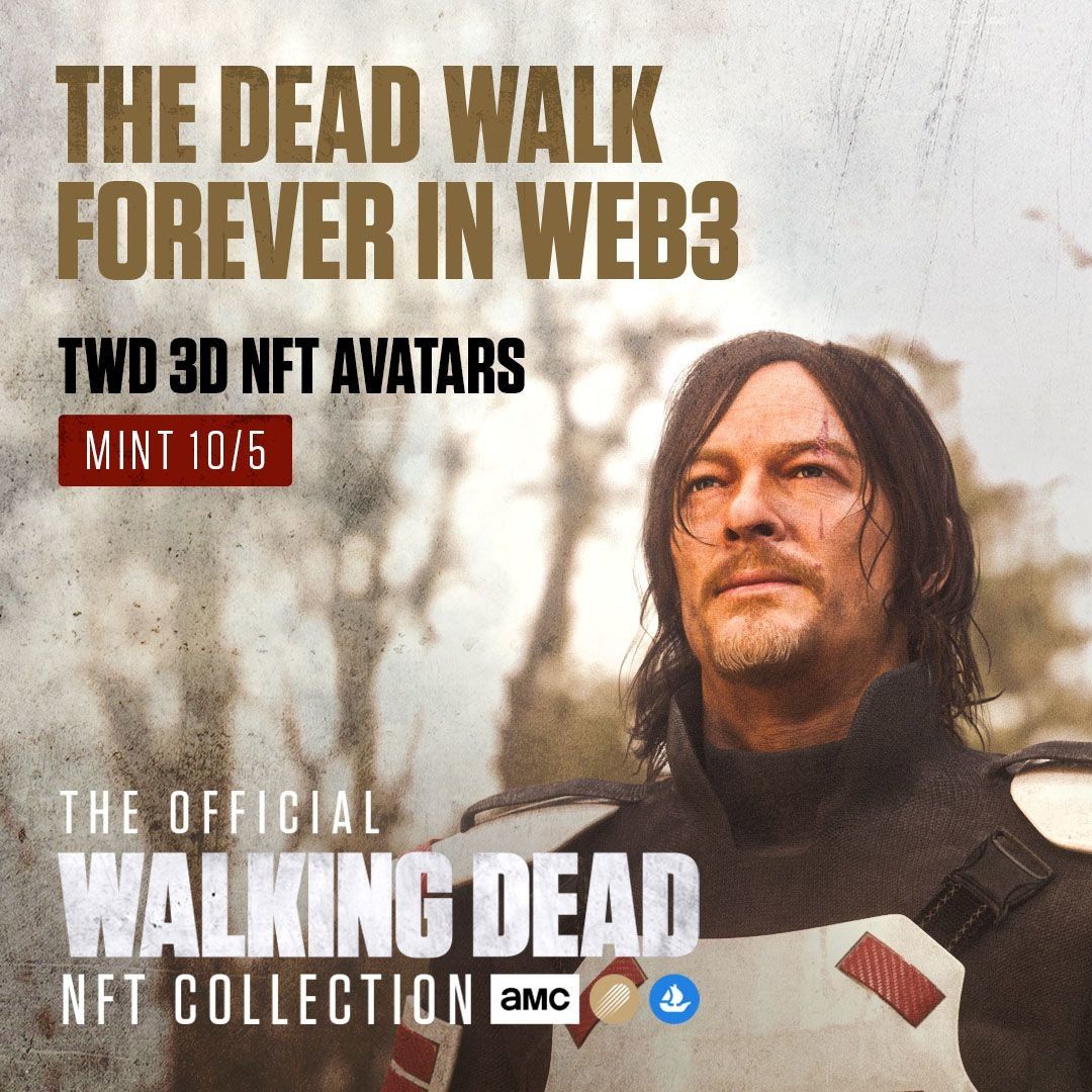 The Walking Dead 3D avatars from Orange Comet will be available on October 5th.